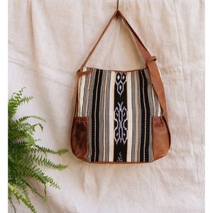 NEW Ixchel Triangle Patzik- Nawala Tan Convertible Bag/Backpack